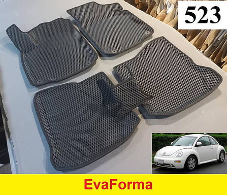 3D килимки EvaForma на Volkswagen New Beetle '98-10, килимки ЕВА, фото 2