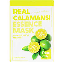 Маска вітамінна для обличчя з екстрактом каламанси FarmStay Real Calamansi Essence Mask 23 мл
