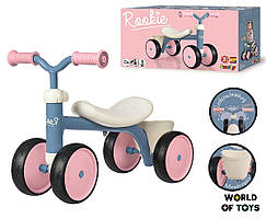 Дитячий біговел Smoby металевий, чотириколісний рожевий (721401)