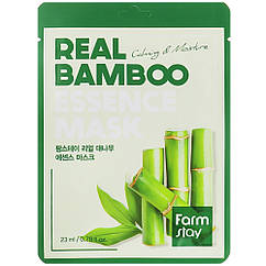 Маска зволожуюча для обличчя з екстрактом бамбука FarmStay Real Bamboo Essence Mask 23 мл