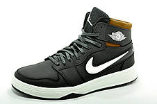 Зимові кросівки Nike Air Jordan чоловічі високі, фото 4