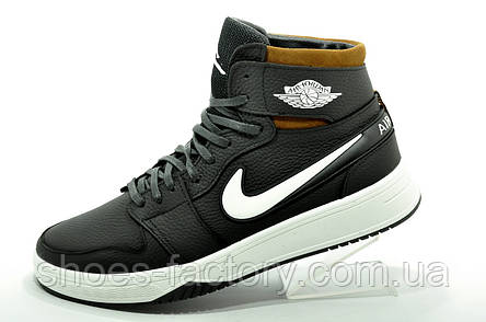 Зимові кросівки Nike Air Jordan чоловічі високі, фото 1
