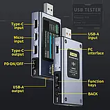 Fnirsi FNB 58 USB тестер професійний — з Bluetooth, фото 7