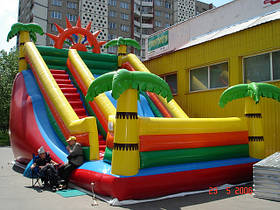 Сонце — дитячий батут (надувний)