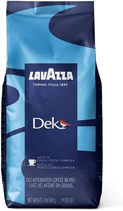 Кава Lavazza Dek (Caffe Decaffienato) зернова без кофеїну в брикеті 500 г ІТАЛІЯ 100%
