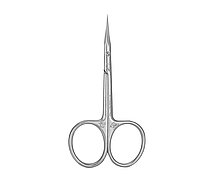 Ножиці професійні для кутикули Staleks PRO Exclusive 20 Type 2 Magnolia, леза 25 мм