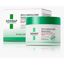 Маска для обличчя від акне, Sowbaf Salicylic Acid Oil Control and Moisturizing Mask, із саліциловою кислотою, 140 г