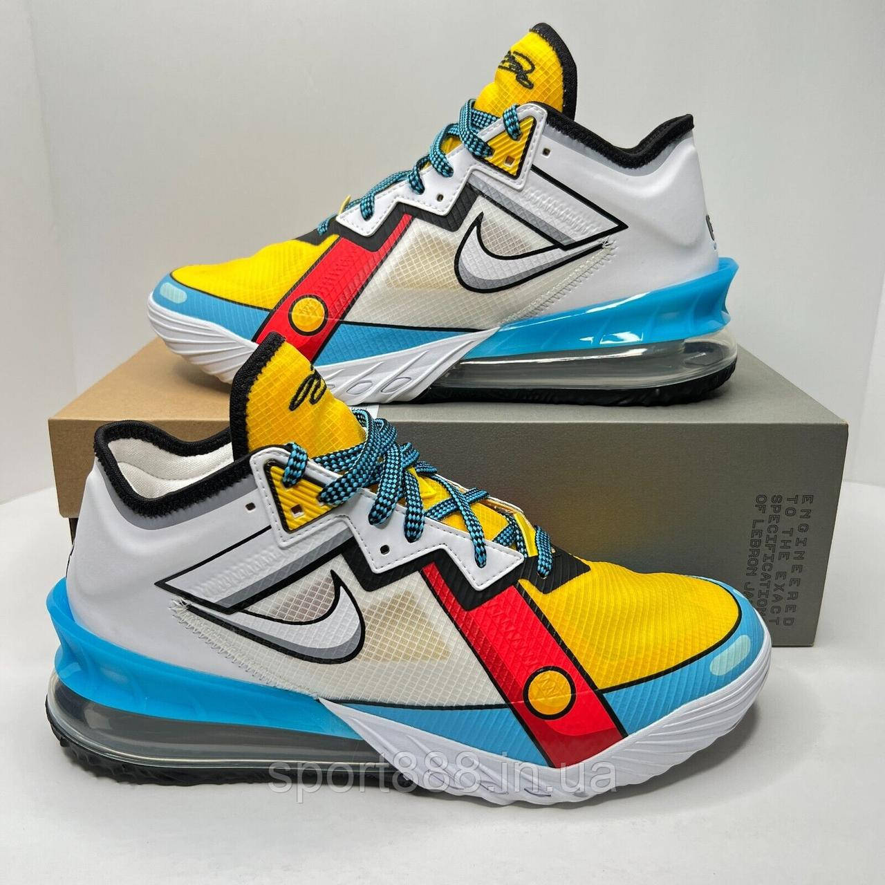 Кросівки LeBron 18 Low Stewie Griffin Cartoon Леброн XVIII, фото 1