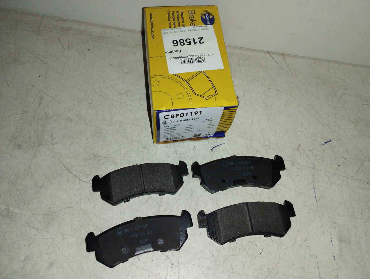 COMLINE Колодки гальмівні задні Шевроле Лачетті/CHEVROLET LACETTI 05-, фото 1