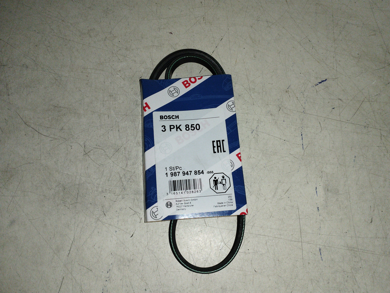 BOSCH Ремінь полікліновий 3pk850