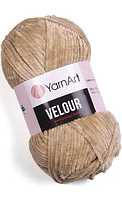 Пряжа для в'язання YarnArt Velour. 100 г. 170 м. Колір беж 843