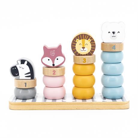 Дерев'яний сортер-пірамідка Viga Toys Звірі
