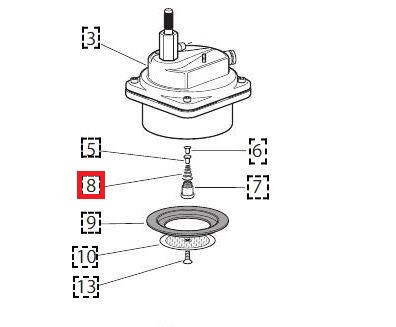 Пружина клапана бойлера (6113211931) для кавоварки Delonghi, фото 2