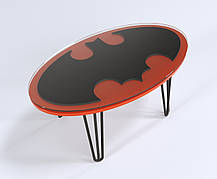 Журнальний столик ZEUS™ Темний лицар, червоний