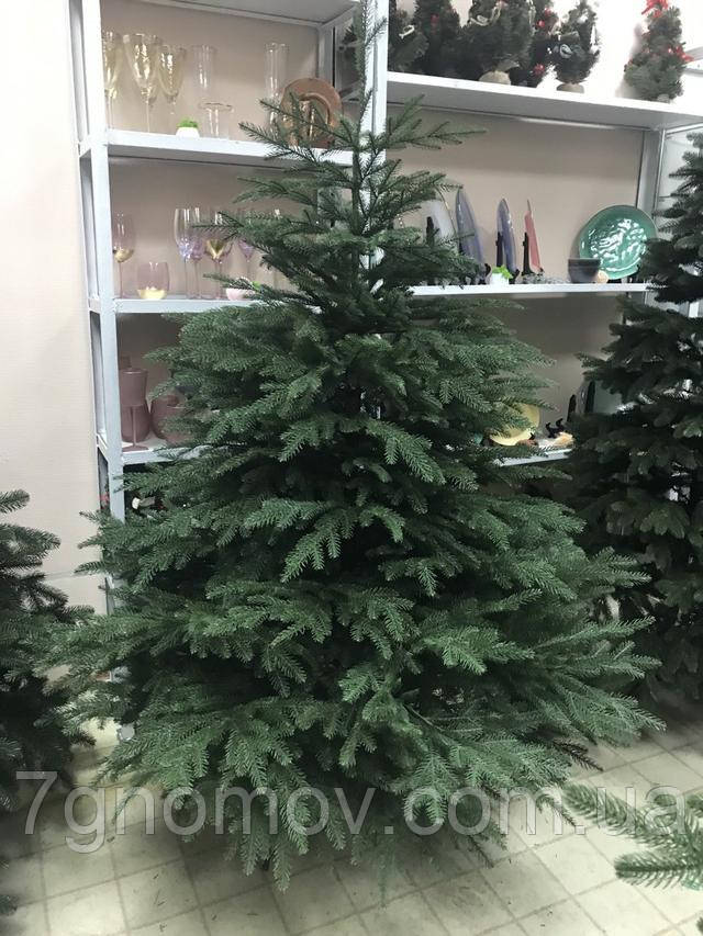 Штучна ялинка лита на металевих крабах зелена Ніка 1.2 - 3 м.