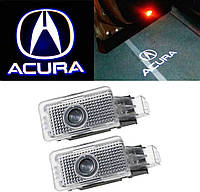 Підсвітка дверей з логотипом Акура Acura TL (09-14), TLX (15-19), RLX (14 -19), ZDX (10-13), MDX (07-19) 2 шт.