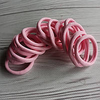 Резинки для волос нейлон розовые 4,5 см
