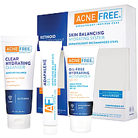 Набор косметики для проблемной кожи Acne Free Adapalene Convenience Kit 15 г + 60 мл + 40 мл