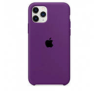 Чехол Silicone Case для iPhone 11 Pro Max Purple (силиконовый чехол фиолетовый силикон кейс айфон 11 про Макс)