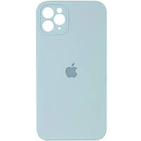 Чехол для Apple iPhone 11 Pro Max (6.5"") - Silicone Case Square Full Camera Protective (AA) Бирюзовый / Light