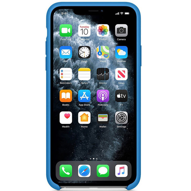 Чехол Silicone case (AAA) для Apple iPhone 11 Pro Max (6.5"") - фото 2 - id-p1698658744