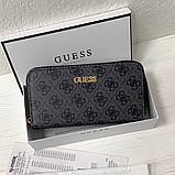 Великий жіночий гаманець Guess (7593) сірий, фото 2