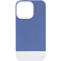 Чехол для Apple iPhone 13 Pro - TPU+PC Bichromatic (Blue / White)