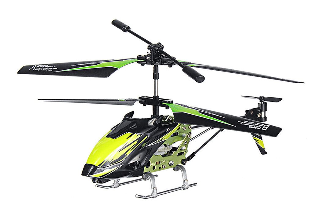 Вертолёт на радиоуправлении 3-к WL Toys S929 с автопилотом (зеленый) - фото 1 - id-p1698679741
