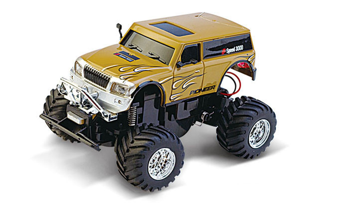 Машинка на радиоуправлении Джип 1:58 Great Wall Toys 2207 (коричневый) - фото 1 - id-p1698679762