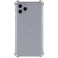 TPU чехол для iPhone 11 Pro (5.8"") - GETMAN Ease logo усиленные углы (Серый (прозрачный))