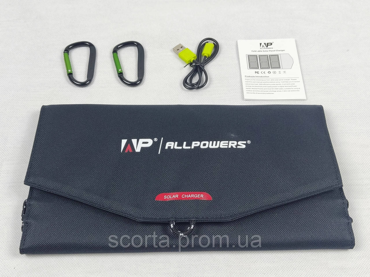 Сонячна Панель Зарядка Allpowers Allpowers 21W 5V (AP-SP5V21W) — Купити ...