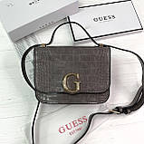 Невелика сумочка на плече Guess (6701) grey, фото 8