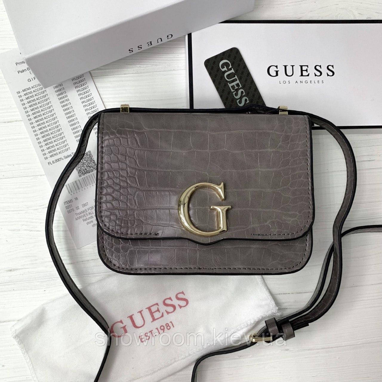 Невелика сумочка на плече Guess (6701) grey