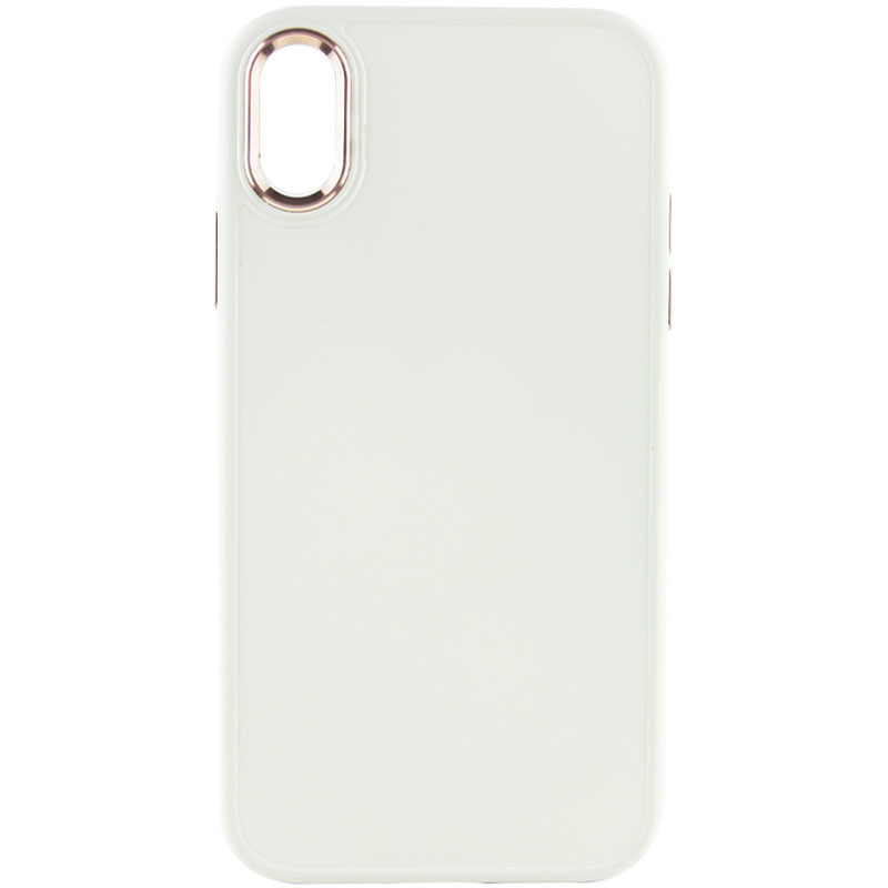 TPU чохол Bonbon Metal Style для Apple iPhone XS Max (6.5") Білий / White, фото 1