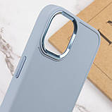 TPU чохол Bonbon Metal Style для Apple iPhone 11 (6.1") Блакитний / Mist blue, фото 5