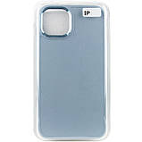 TPU чохол Bonbon Metal Style для Apple iPhone 11 (6.1") Блакитний / Mist blue, фото 7
