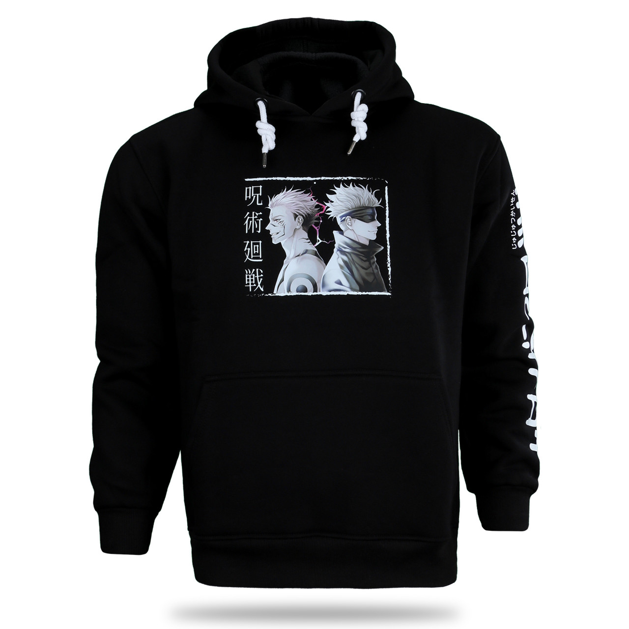 Худі осінь-зима чорний HOPE Anime #6"Jujutsu Kaisen" з рис на рук Т-2 BLK L (Р) 22-583-203 S
