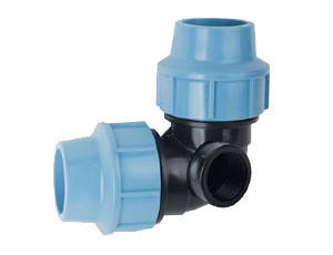 Кут затискний ПНД 25х1/2"х25 ВР