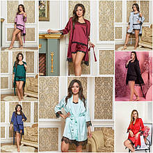 Домашній жіночий костюм-трійка