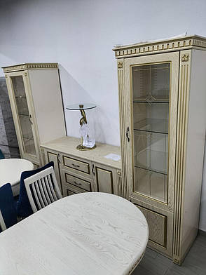 Вітальня в класичному стилі Граф RoomerIN , колір слонова кістка + патина, фото 4