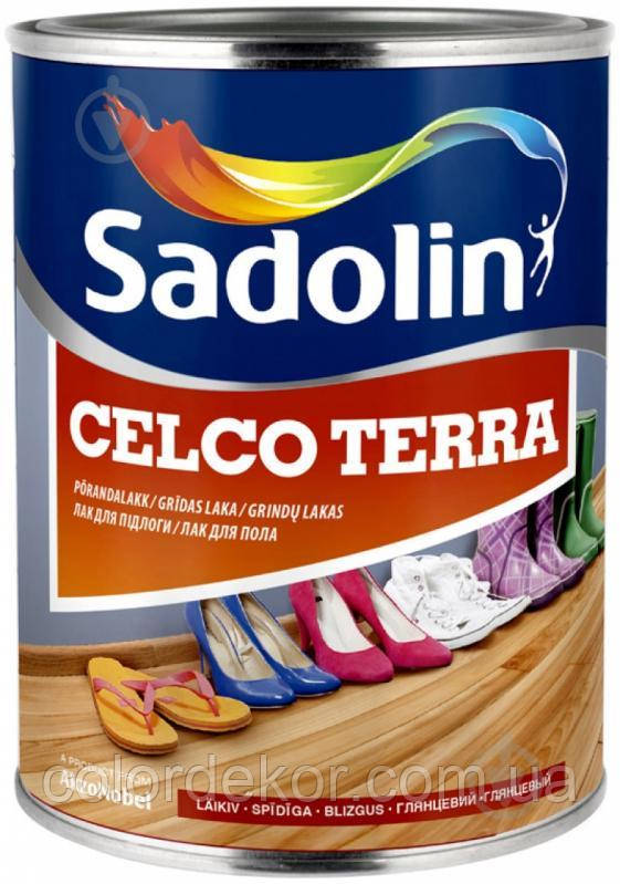 Лак для паркету Sadolin CELCO TERRA (напівматовий) 1 л
