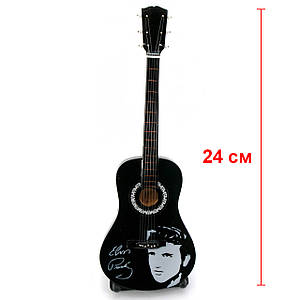 Колекційна модель гітари з дерева "Elvis" 24см (29995)