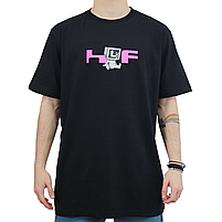 Футболка HUF Monitored T-Shirt Black (розмір L), фото 4