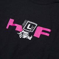 Футболка HUF Monitored T-Shirt Black (розмір L), фото 3
