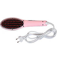 Електричний гребінець-випрямляч овальний HQT-906 27*7*4 см, фото 4