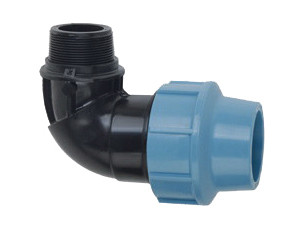 Кут ПНД 25х3/4" НР, фото 1