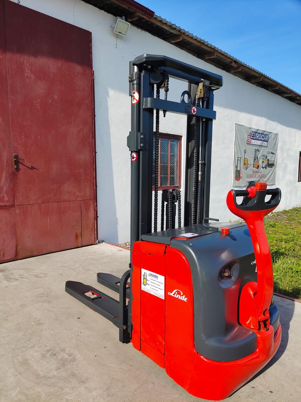 Штабелер рокла навантажувач електричний 733*Linde L14 1,4т 4,22m