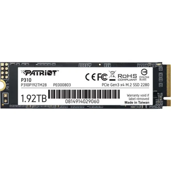 SSD диск Patriot P310 (P310P192TM28) 1.92TB