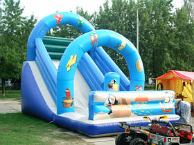 Пірат — надувний батут у формі гірки з аркою
