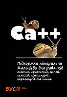 Ca++ тм "Буся" - обогащенная минерально-кальциевая смесь для улиток всех видов - пакет 50 г